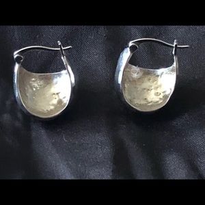 Silver earrings